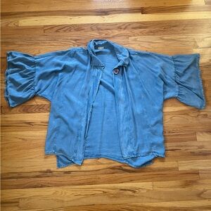 Blue (Tencel) Women's Cape Jacket